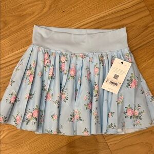 Floral Blue Skirt